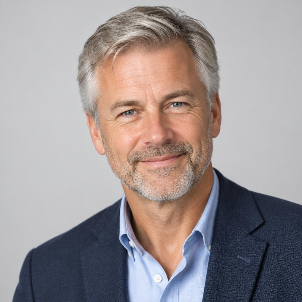 Portrait of a Norwegian man workflow instructor